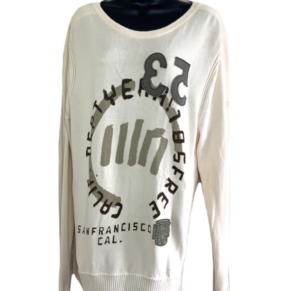 Levi’s 💯% cotton long sleeve cream/beige sweater - Picture 1 of 10